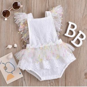 Baby girl Birthday or Photoshoot romper/ dress